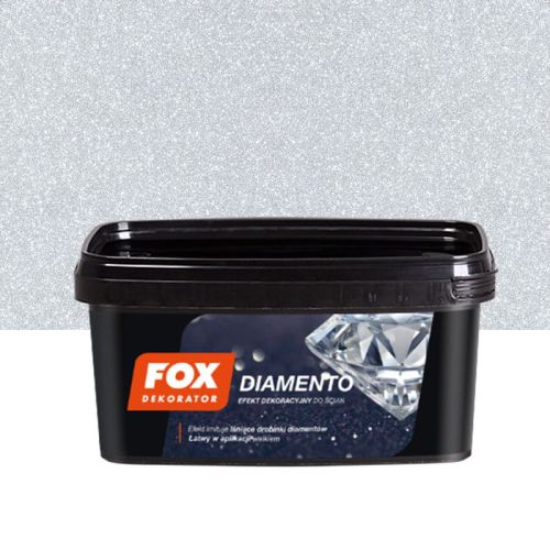 Farba dekoracyjna Fox Diamento Venus 1L strukturalna perłowa do dekoracji ścian wewnętrznych