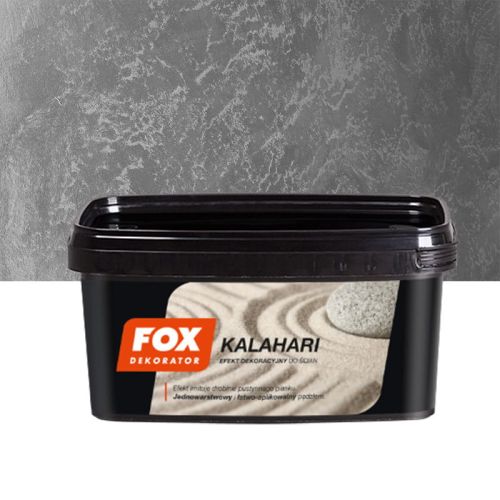 Farba dekoracyjna Fox Kalahari Noctis 1L strukturalna perłowa do dekoracji ścian wewnętrznych