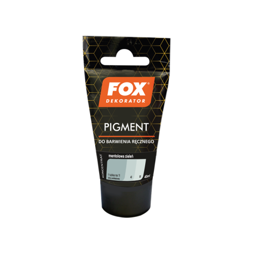 Fox Pasta do farb i tynków 16 Mentolowa Zieleń 40ml – zdjęcie 1