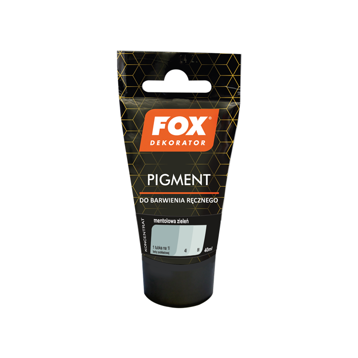 Fox Pasta do farb i tynków 16 Mentolowa Zieleń 40ml – zdjęcie 1