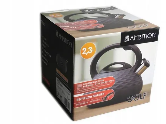 Golf czajnik 2,3 l szary mat – zdjęcie 2