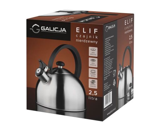 Czajnik nierdzewny Elif 2,5L – zdjęcie 2
