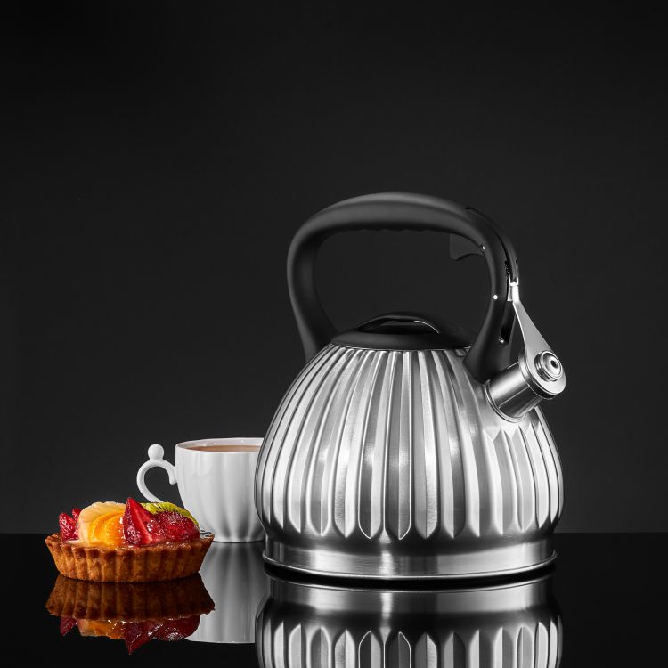 Curly czajnik 2,5L satyna indukcja – zdjęcie 3