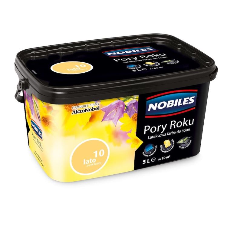 arba lateksowa Nobiles Pory Roku Lato Żonkilowe 5L matowa do ścian i sufitów do wnętrz