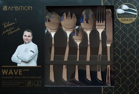Komplet sztućców Am-Wave 50 elementów – zdjęcie 1