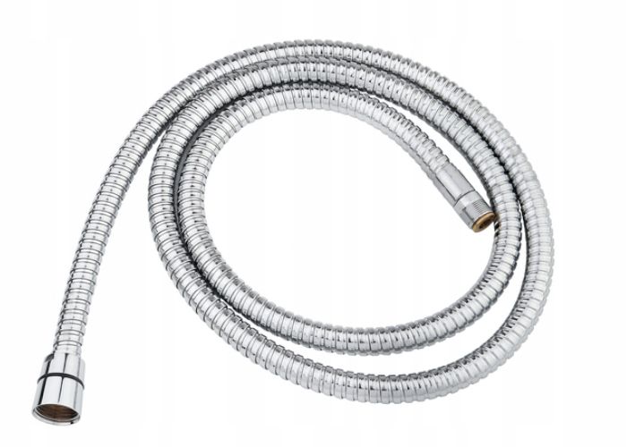 Wąż do baterii z wyciąganą wylewką 150 cm chrom – zdjęcie 1