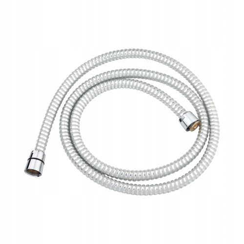 Wąż prysznicowy Pvc 150 cm biały-srebrny – zdjęcie 1