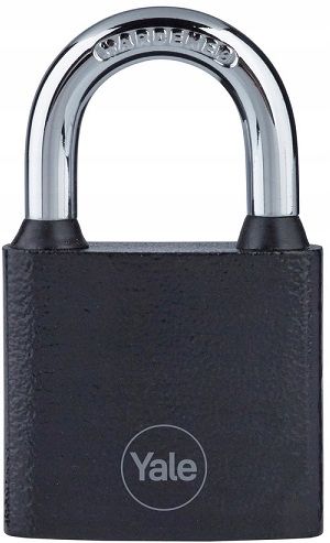 Kłódka żeliwna czarna 50mm – zdjęcie 1