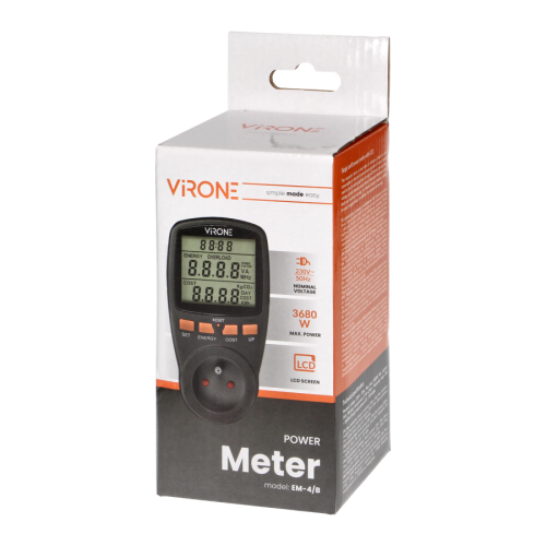 Jednotaryfowy watomierz LCD – zdjęcie 1