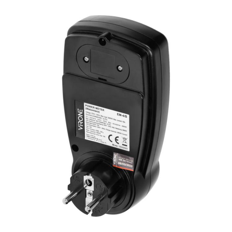 Jednotaryfowy watomierz LCD – zdjęcie 5