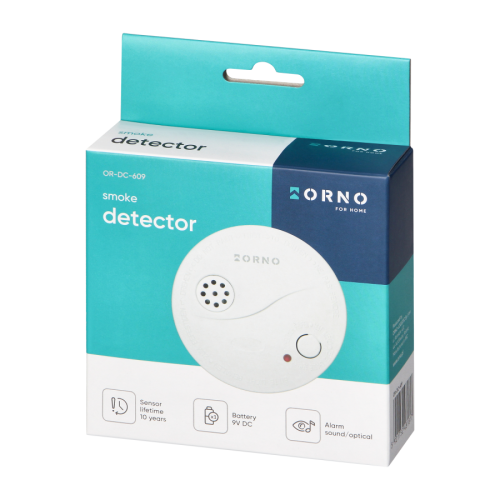 Bateryjny czujnik dymu 9V – zdjęcie 1