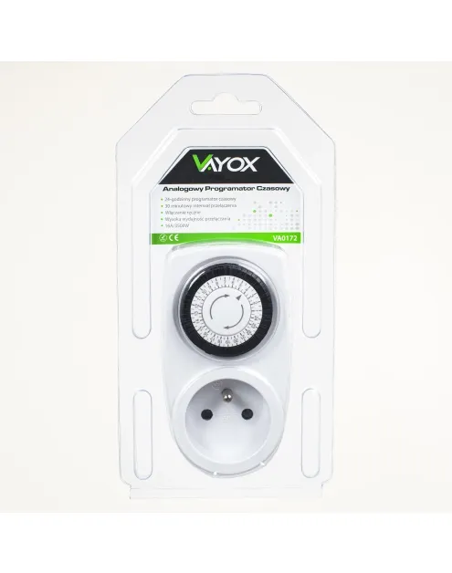 Programator czasowy analogowy TS-MF201 VA0172 Vayox – zdjęcie 1