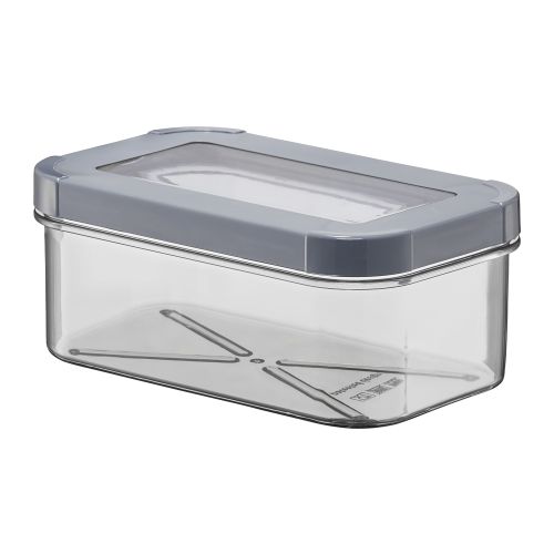 Ambition pojemnik z pokrywką Optimo 0,6l szary – zdjęcie 1