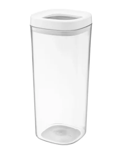 Pojemnik spożywczy transparentny Amos 1,8l biały – zdjęcie 1