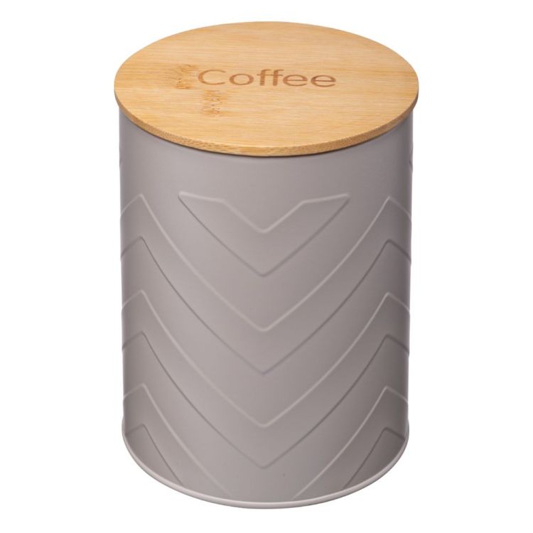 Pojemnik metalowy Gomero Coffee beż – zdjęcie 1