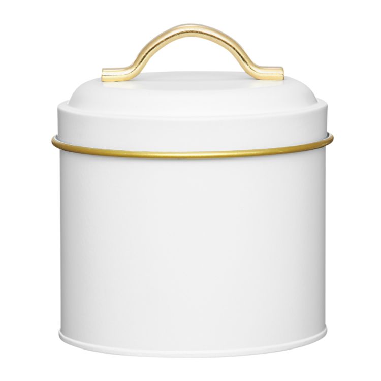 Ambition pojemnik z pokrywą Royal puszka 750ml biały – zdjęcie 1