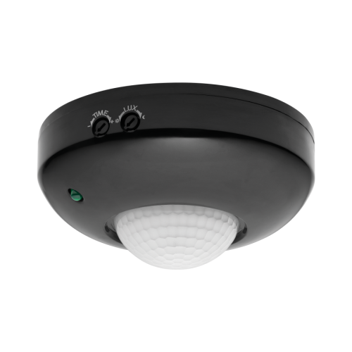 Czujnik ruchu 360 stopni IP20, 1200W czarny – zdjęcie 2