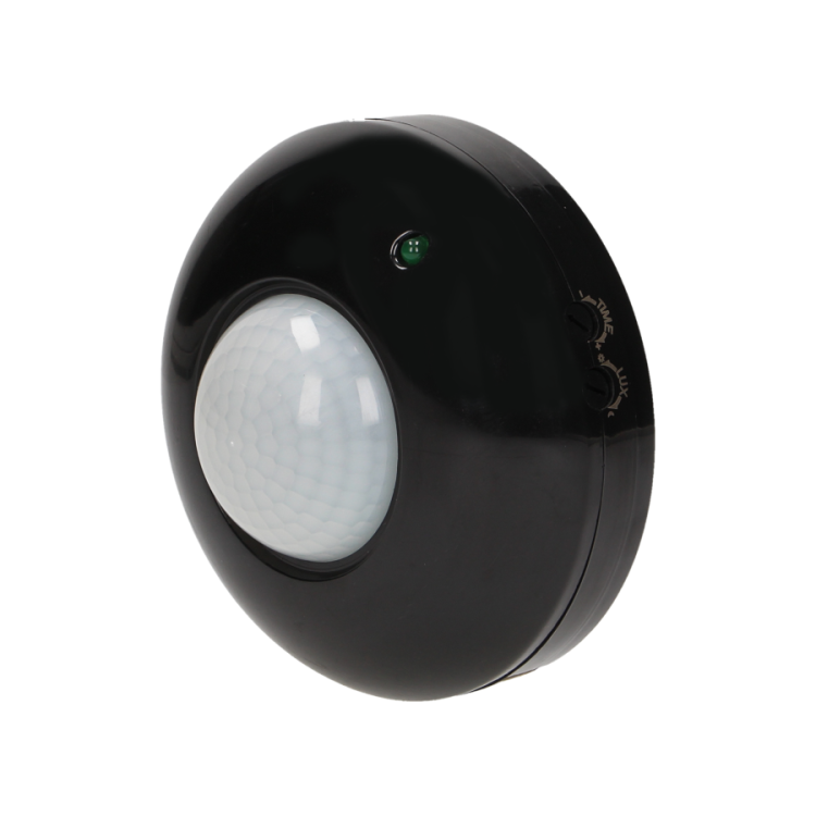 Czujnik ruchu 360 stopni IP20, 1200W czarny – zdjęcie 4