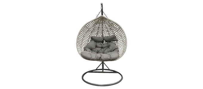 Fotel wiszący dwuosobowy Serpent Tree – stelaż z pojedynczą rurą